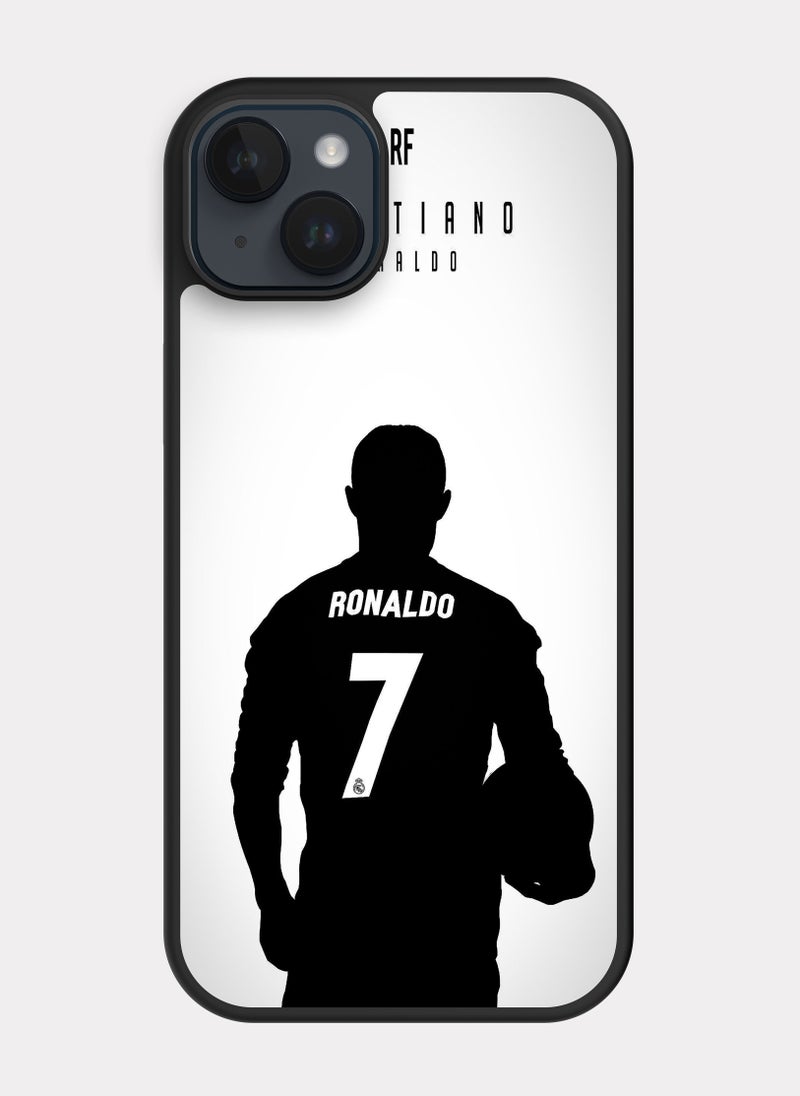 بكسلات كفر ايفون 14 بلس كرستيانو رونالدو ابيض - Image 1