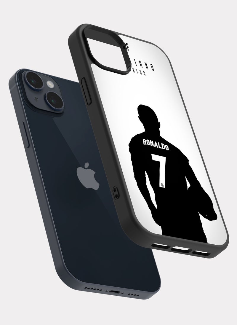 بكسلات كفر ايفون 14 بلس كرستيانو رونالدو ابيض - Image 2