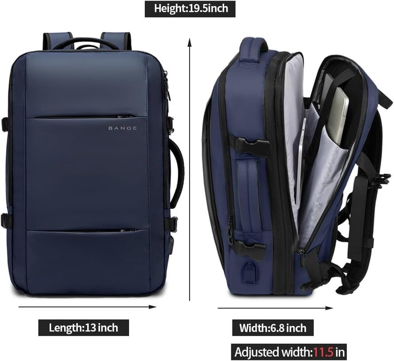 Red Lemon Titan Ultrafit Plus Bange Series 15.6-Inch Laptop Backpacks for Men and Women 45L Outdoor and Camping 3In1 Office Bags,Travelling,Backpack (with Bottle Holder), Blue - Image 5
