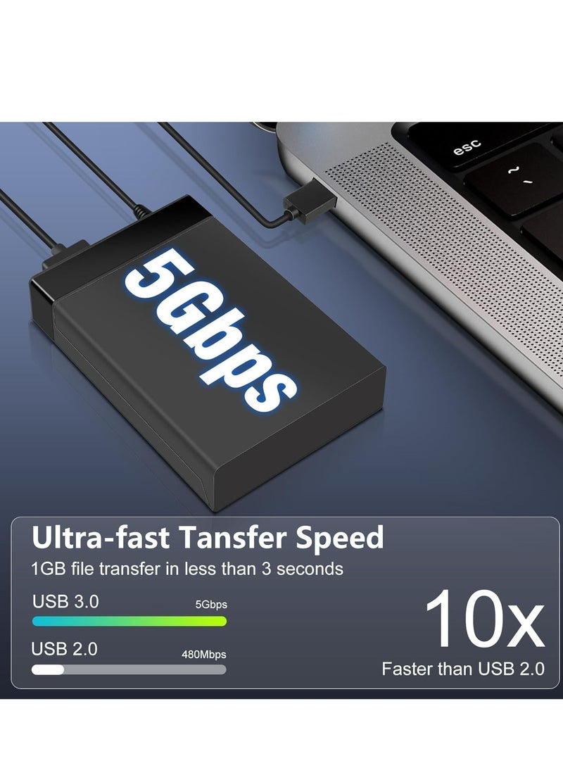 Joyelink 3.5-inch Hard Drive Enclosure USB 3.0 External Hard Drive Enclosure for 3.5-inch/2.5-inch SATA HDD/HDD SSD, Compatible with windows Seagate Toshiba Samsung Hitachi PS Xbox - Image 2