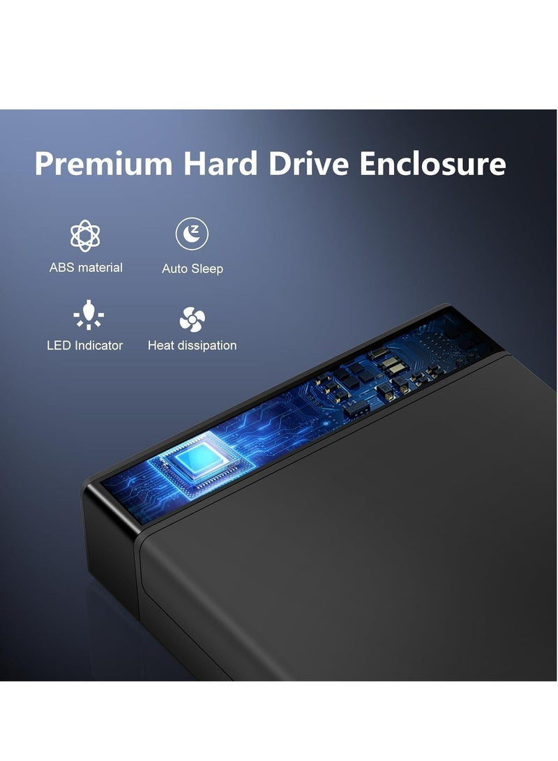Joyelink 3.5-inch Hard Drive Enclosure USB 3.0 External Hard Drive Enclosure for 3.5-inch/2.5-inch SATA HDD/HDD SSD, Compatible with windows Seagate Toshiba Samsung Hitachi PS Xbox - Image 3