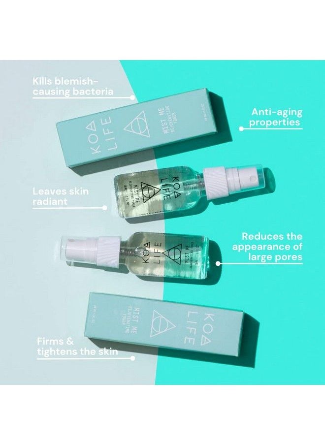 KOA LIFE Mist Me Face Toner Hypoallergenic Quickabsorbing Skinpurifying Cleanse & Recondition Skin Noncomedogenic Antiaging With Witch Hazel And Eucalyptus Face Spray 1 Fl Oz  - Image 3