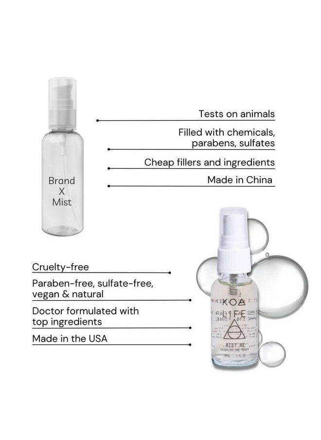 KOA LIFE Mist Me Face Toner Hypoallergenic Quickabsorbing Skinpurifying Cleanse & Recondition Skin Noncomedogenic Antiaging With Witch Hazel And Eucalyptus Face Spray 1 Fl Oz  - Image 4
