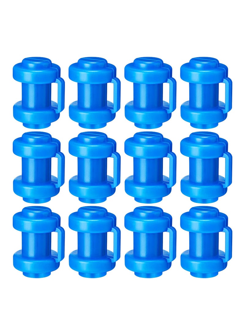 12 Pcs Summer 0.98Inches Diameter Trampoline Pole Caps Enclosure Pole Caps Trampoline Replacement Enclosure Poles for Net Hook Safety Accessories