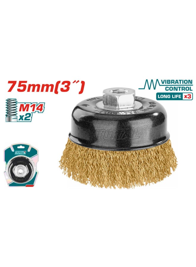 Total 3" Heavy Duty Free Cup Brush