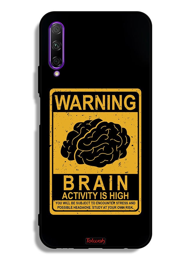 Tolwak Honor 9X Pro Protective Case Cover Warning Brain Activity Is High - Image 2