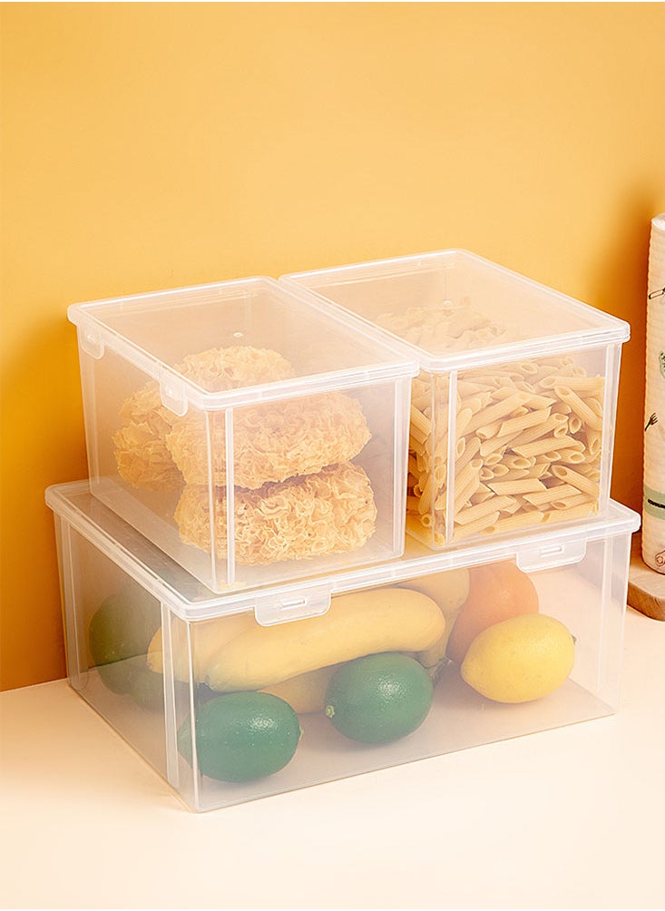 Secure and Efficient Storage Dust and Pest Protection, Stackable Design, Space Optimization, Durability, BPA-Free, and Leak-Proof Technology
