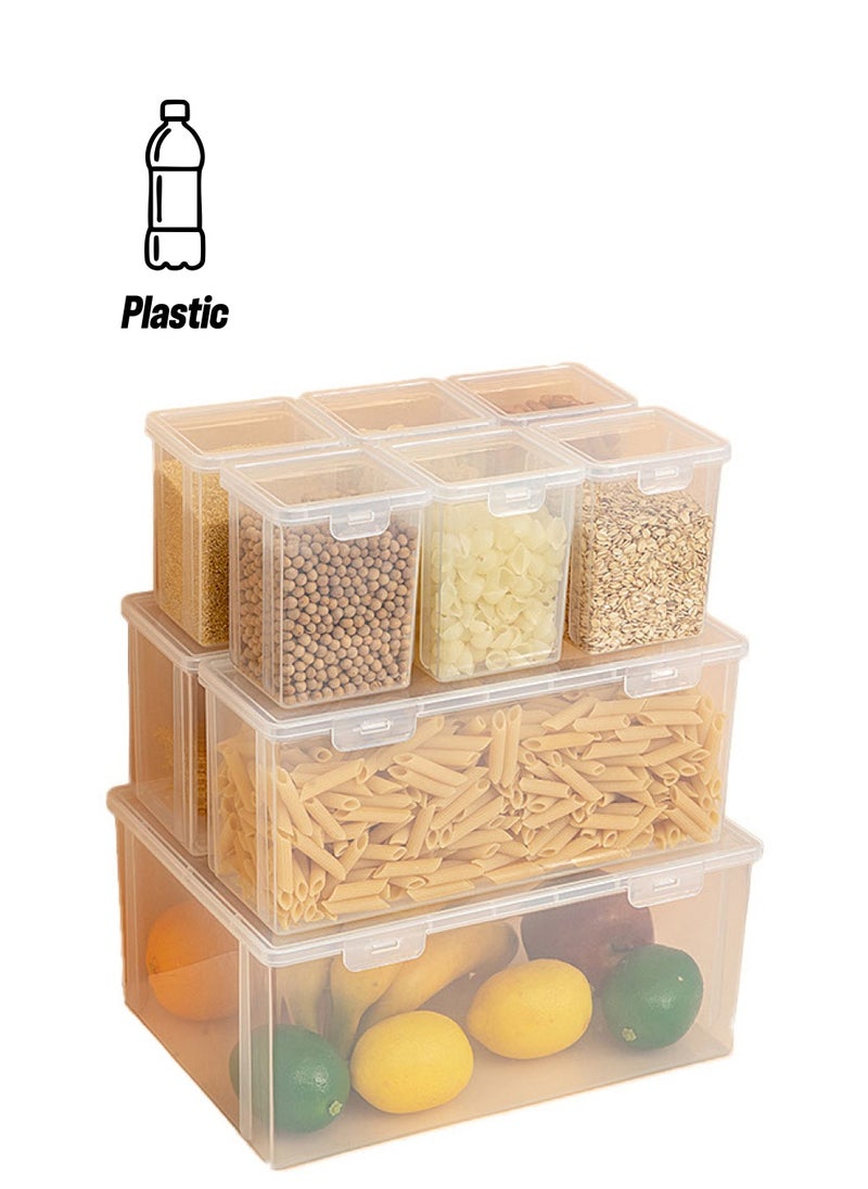 Perfii Secure and Efficient Storage Dust and Pest Protection, Stackable Design, Space Optimization, Durability, BPA-Free, and Leak-Proof Technology  - Image 1