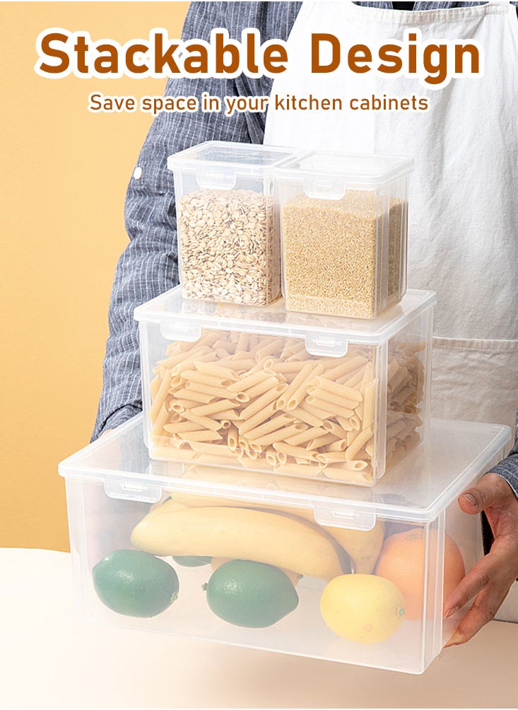 Perfii Secure and Efficient Storage Dust and Pest Protection, Stackable Design, Space Optimization, Durability, BPA-Free, and Leak-Proof Technology  - Image 5