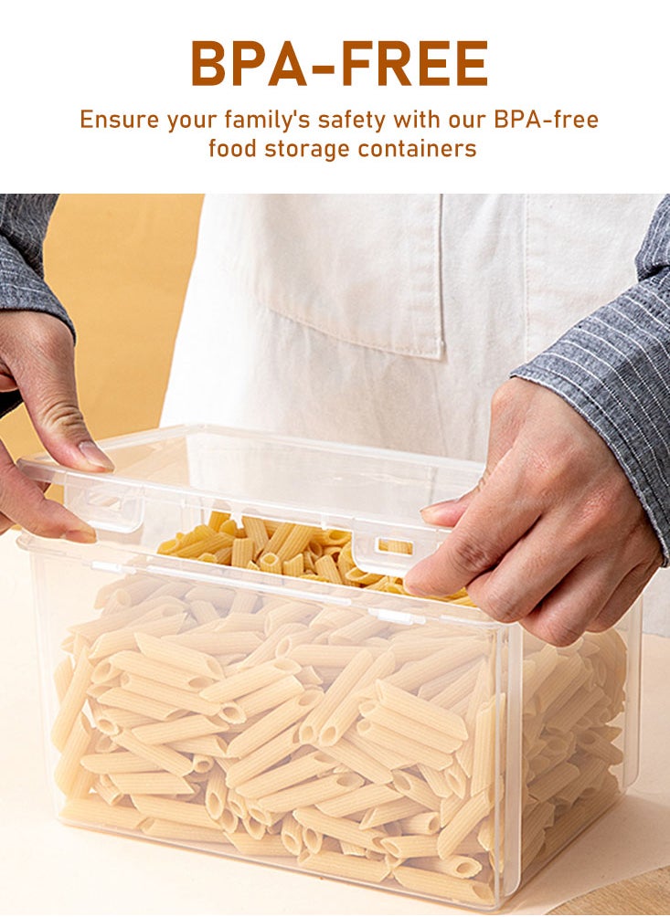 Perfii Secure and Efficient Storage Dust and Pest Protection, Stackable Design, Space Optimization, Durability, BPA-Free, and Leak-Proof Technology  - Image 3