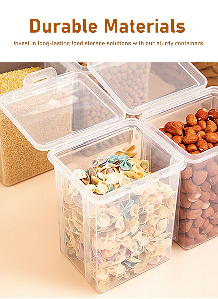 Perfii Secure and Efficient Storage Dust and Pest Protection, Stackable Design, Space Optimization, Durability, BPA-Free, and Leak-Proof Technology  - Image 2