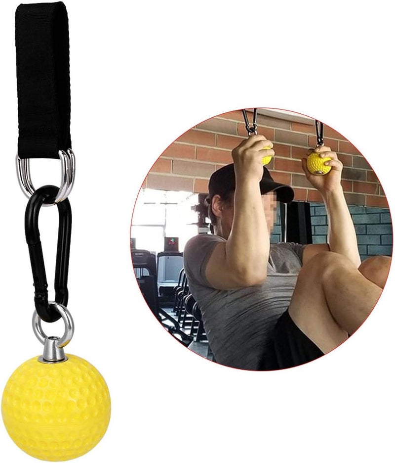 woobles Climbing Training Hanging Ball, Non-Slip Hand Grips Hanging Ball Pull Up for Arm Upper Back and Shoulder Muscle Strength, Climbing Holds Power Ball Hold Grips for Strength Training - Image 4