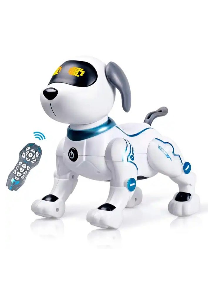Remote Control Dog, Robotic Stunt Puppy Voice Control Toys Handstand Push-up Electronic Pets Dancing Programmable Robot with Sound for Kids Boys and Girls Age 6, 7, 8, 9, 10 Year Old  - Image 1