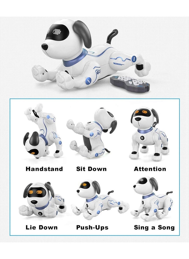 Remote Control Dog, Robotic Stunt Puppy Voice Control Toys Handstand Push-up Electronic Pets Dancing Programmable Robot with Sound for Kids Boys and Girls Age 6, 7, 8, 9, 10 Year Old  - Image 4