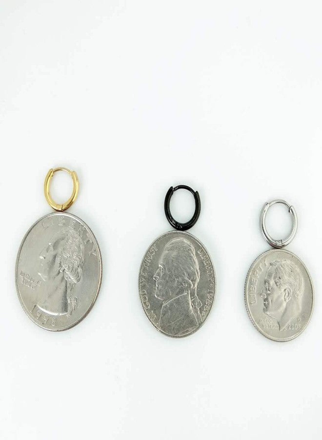 EACHLP Gold Silver Black Plating Endless Cartilage Hoops 7MM Tiny Sleeper Thin Hoop Earrings for Boy&Girl 20G Nose Rings Helix Septum Daith Lobe Lip Tragus Nipple Snug Second Third Hole Body Piercing Jewelry - Image 3