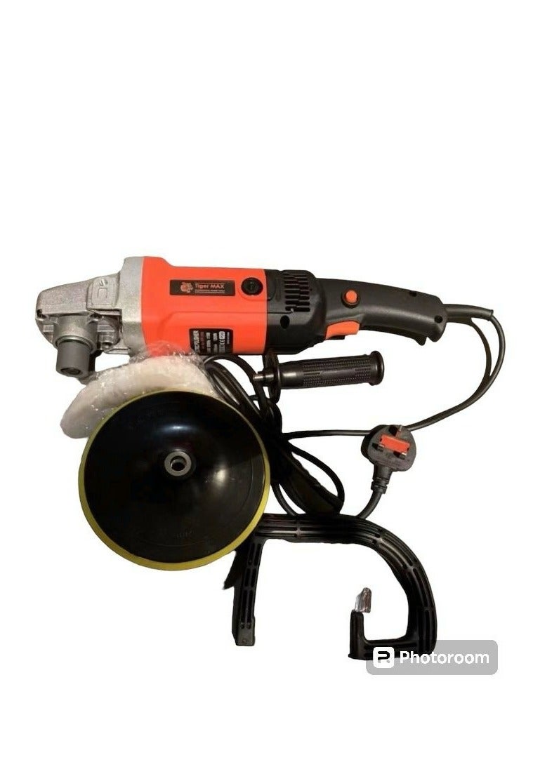 Buffer Polisher, Powerful Buffer Waxer Rotary Polisher with 7" Backing Plate, 1200W Rotary Polisher for Car Polishing, Waxing, Glaze, Sanding 