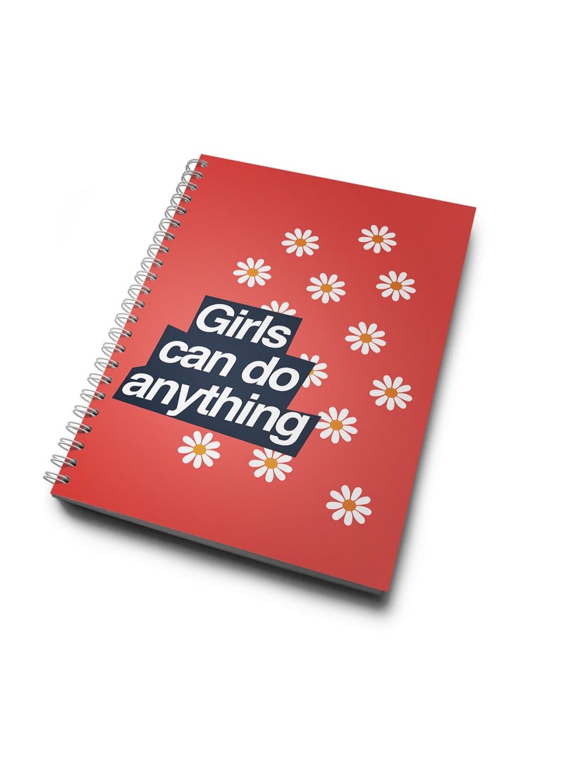 LOUD UNIVERSE Hardcover Spiral Notebook Girls Girl Can Do Anything Slay Girl Spiral Notebook With Premium High Quality  - Image 2