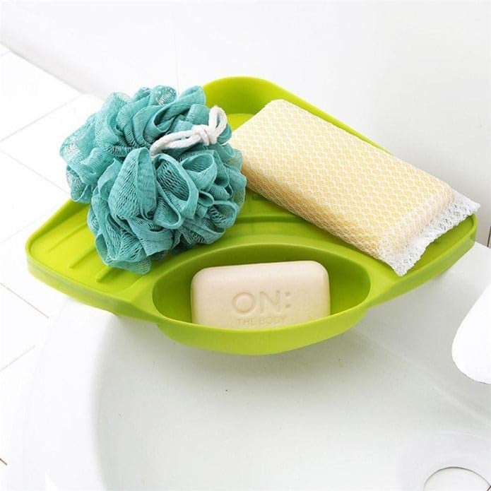 ATEVON Triangular Sink Organizer – Multi-Purpose Corner Storage Rack for Kitchen Sponge, Scrubber & Soap Holder - Image 3