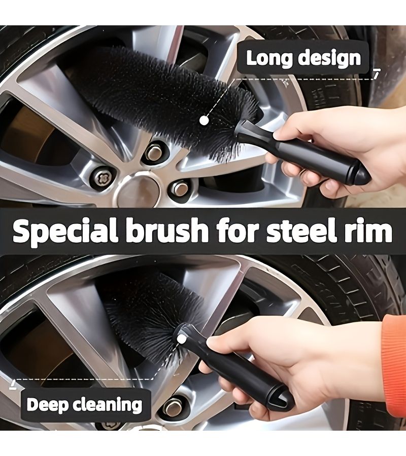 19Pcs Car Detailing Brushes Kit for Interior Cleaning Dust Removal Tools Bag - Image 4