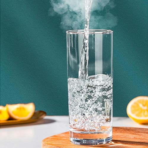 WRINGO 350ML Water Glass Tumbler Highball Glasses Clear Iced Tea and Glasses for Drinking Cocktail, Juice, Milkshake, Coke, Soda, Dishwasher Safe Pack of 6 (Tall Glass 350 ML, 6) - Image 2