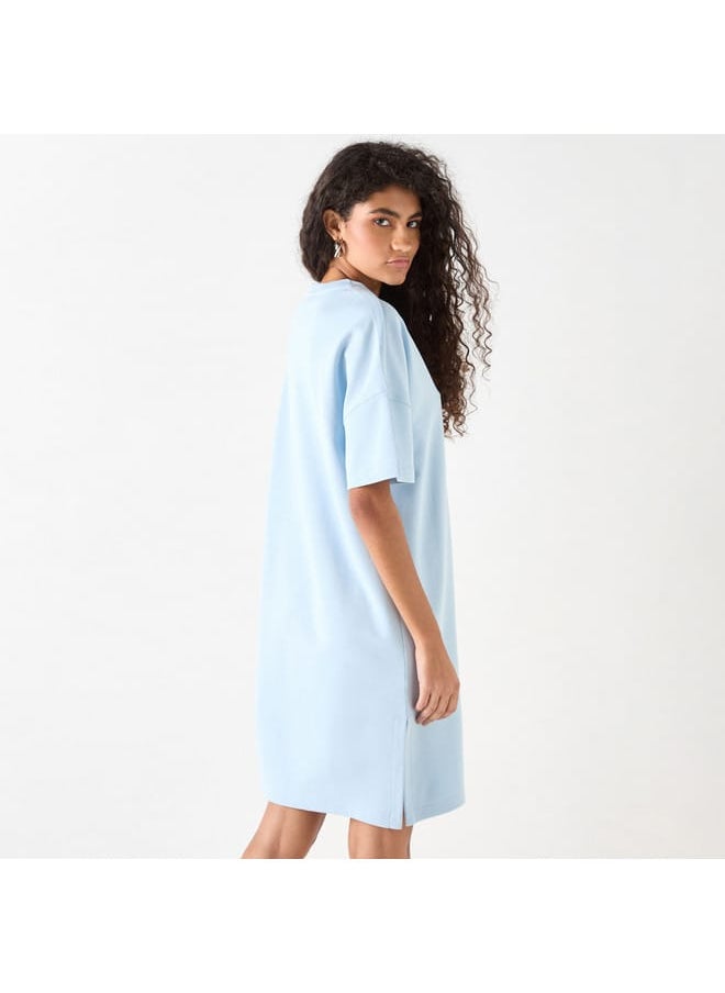 Kappa - Kappa Logo Detail T-shirt Dress with Short Sleeves - Image 1