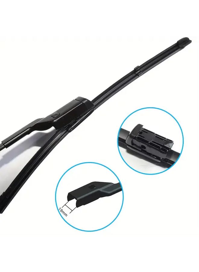 Frameless Front And Rear Wiper Blades Set 3pcs For VW Tiguan MK1 24 21 13 Inch - Image 3