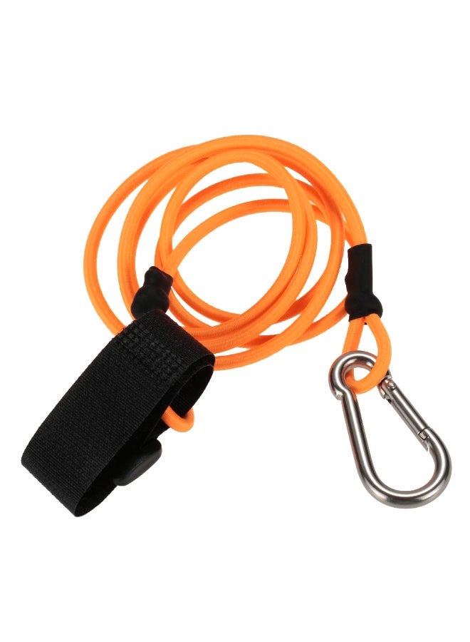 NIBEMINENT Kayak Canoe Safety Paddle Leash With Carabiner 103cm - Image 1
