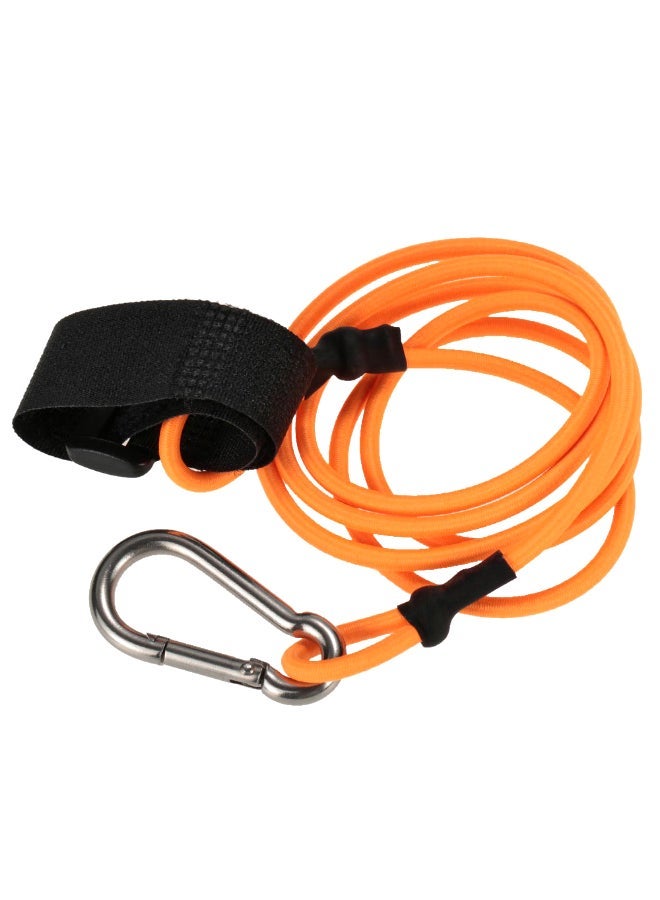 NIBEMINENT Kayak Canoe Safety Paddle Leash With Carabiner 103cm - Image 2