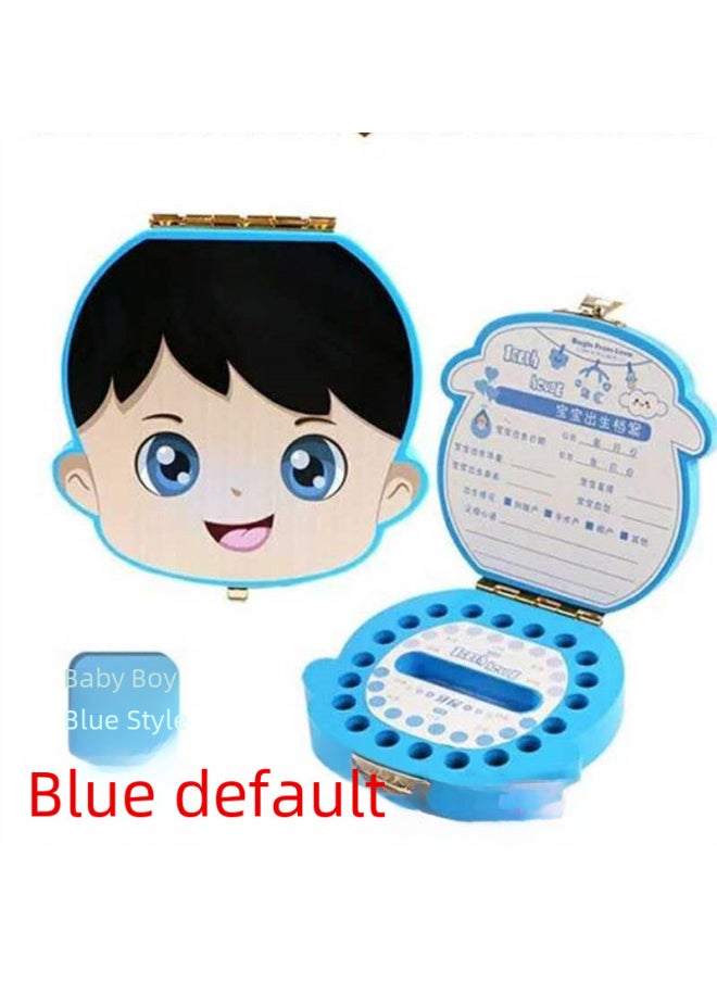 Generic Creative Colorful Baby Tooth Preservation Box Umbilical Cord Hair Collection Box Male Female Baby Milk Teeth-Color:Pink In Spanish  - Image 3