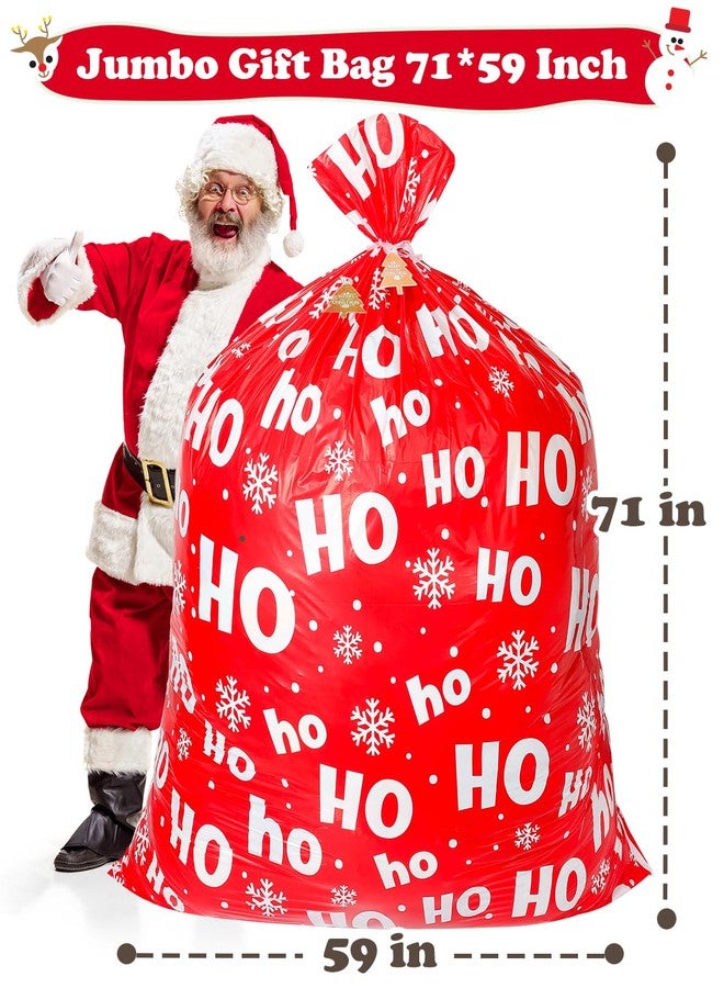 VIMUSFUN 71"X59" Bike Gift Bags for Giant Gifts, Extra Large Christmas Gift Bags for Presents(2P) - Image 2