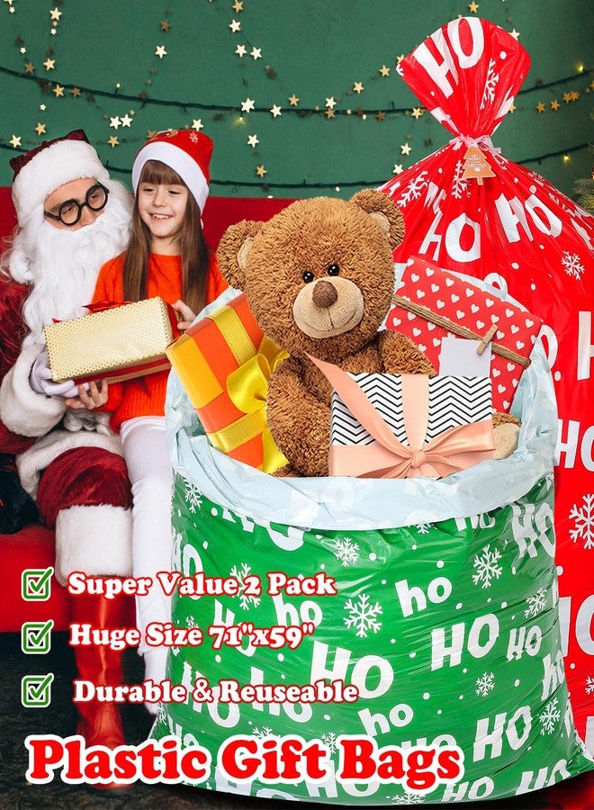 VIMUSFUN 71"X59" Bike Gift Bags for Giant Gifts, Extra Large Christmas Gift Bags for Presents(2P) - Image 5