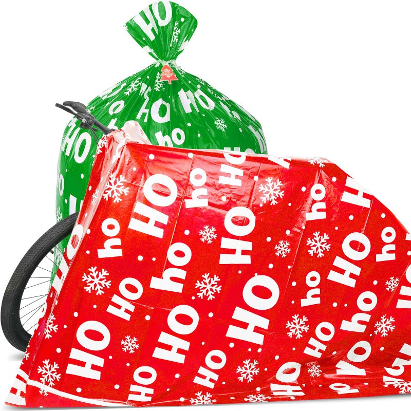 VIMUSFUN 71"X59" Bike Gift Bags for Giant Gifts, Extra Large Christmas Gift Bags for Presents(2P) - Image 1