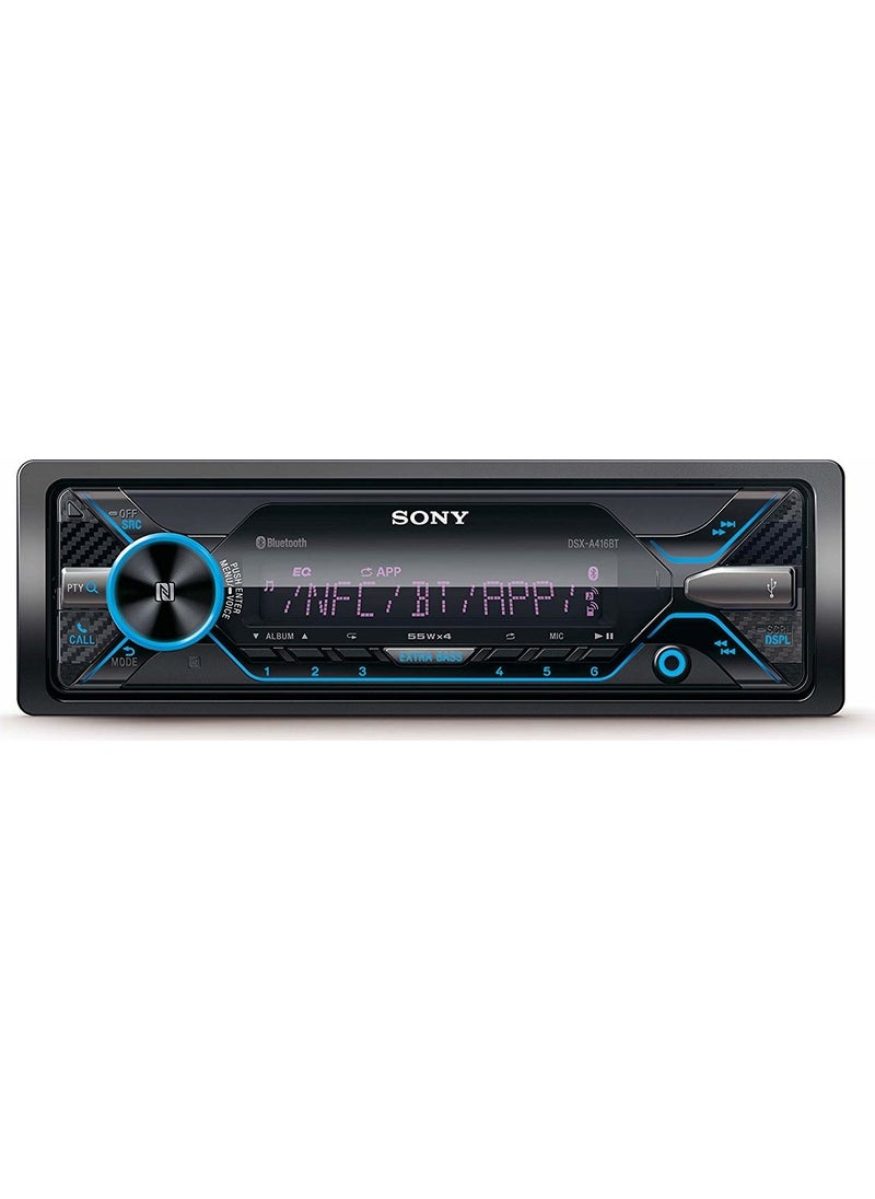 Sony - Dsx-A416Bt Dual Bluetooth 55X4 Watt, Usb-Aux iPod-iPhone Compatible Car Stereo - Image 1
