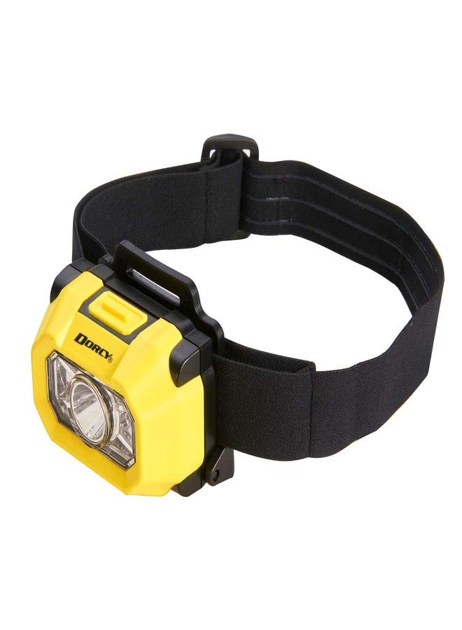 Dorcy Intrinsically Safe 180-Lumen Headlight, Durable, Water-Resistant, Yellow (41-0094) - Image 1