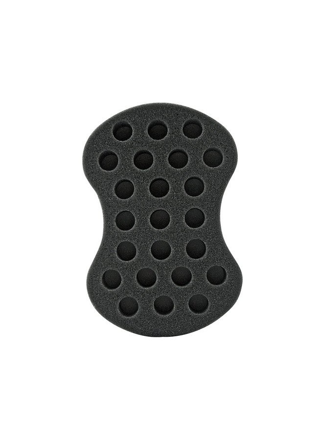 NuDred Hair Sponge For Black Men/Women Hair Twisting Sponge/Twist And Curl Sponge Brush Barber Curling Care Tool Brushes For Afro Curly Styling Dreads Curls & Coils Large Holes (Red) - Image 5