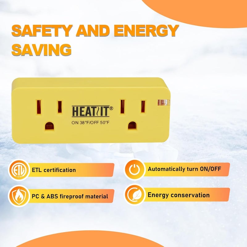 HEATIT ET-24 Freeze Thermostatically Controlled Outlet - Image 4