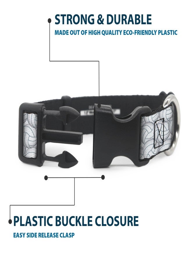 Buckle Down Buckle-Down Dog Collar Plastic Clip Volleyballs Stacked 15 to 26 Inches 1.0 Inch Wide - Image 4