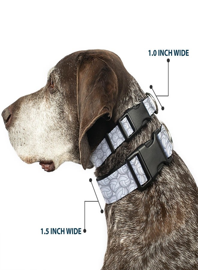 Buckle Down Buckle-Down Dog Collar Plastic Clip Volleyballs Stacked 15 to 26 Inches 1.0 Inch Wide - Image 2