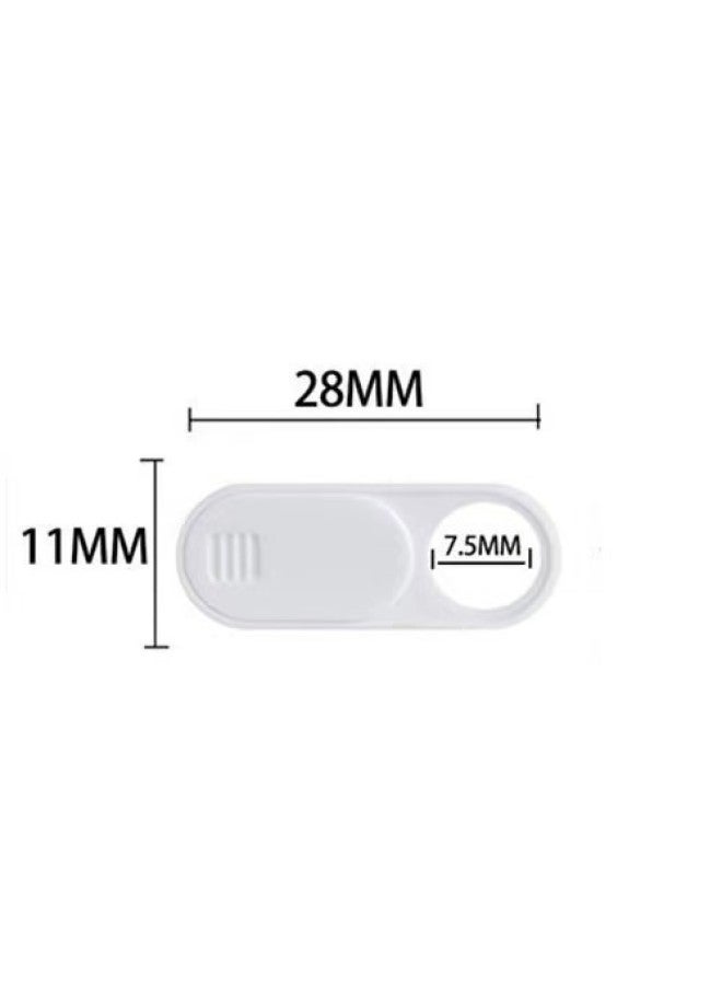 Mobile Phone Tablet Camera Cover Lens Protector Mobile Phone Anti-intrusion Peeping Camera Privacy Cover-Color:White-no Packaging  - Image 1