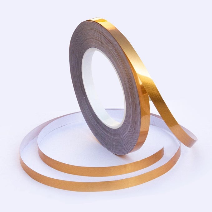 TILE DECORATION TAPE HOME FLOOR WALLPAPER WATERPROOF TILES TILE GAP TILES STICKERS FOR FLOOR GAP SEALING SELFADHESIVE TAPE STRIP FOR WALL CABINET KITCHEN GOLD 05 MM