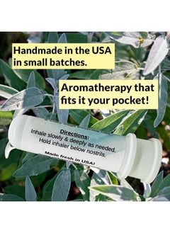 Urban ReLeaf Sage Essential Oil Aromatherapy Nasal Inhalers, Set of 2 — Pure Undiluted White & Clary Sage Oils, Easy Open Snap Top. Made in USA. Alcohol-Free. No Mess. Pocket Size.  - Image 3