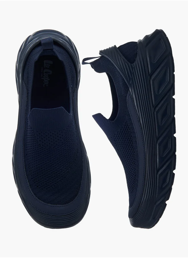 Lee Cooper Men's Pull Tab Detail Slip-On Loafers