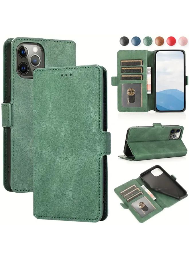 Eco Friendly Green Wallet Phone Case For iPhone XR With Card Slots - Image 1