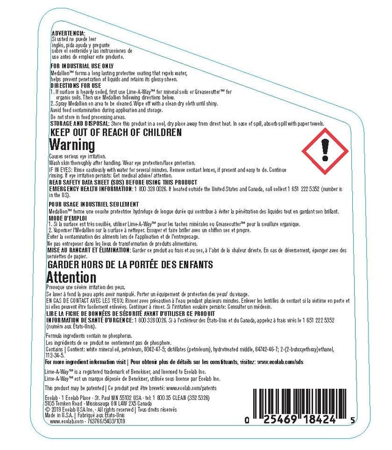 Ecolab Medallion™ Stainless Steel Cleaner & Polish - Image 2