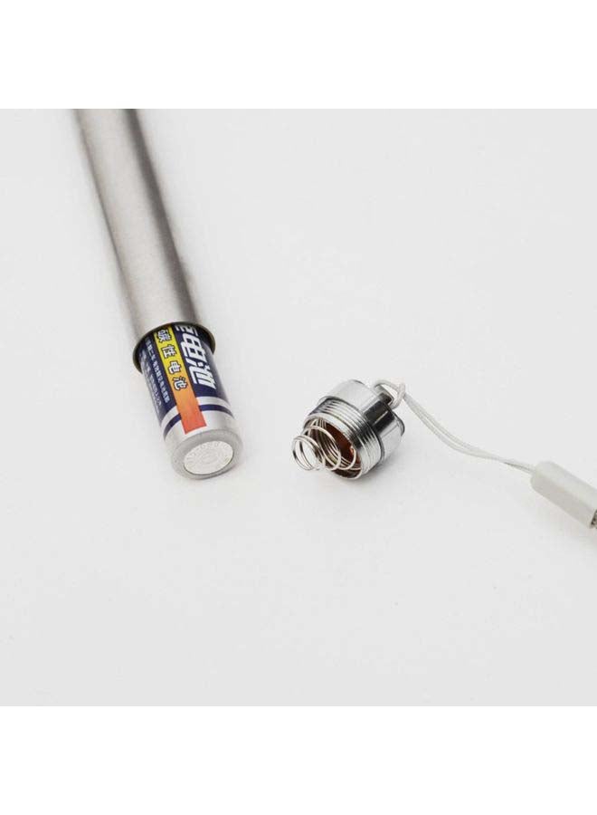 متعقب القطط متعدد الوظائف 2 في 1 فضي 12x18x18سم - Image 2