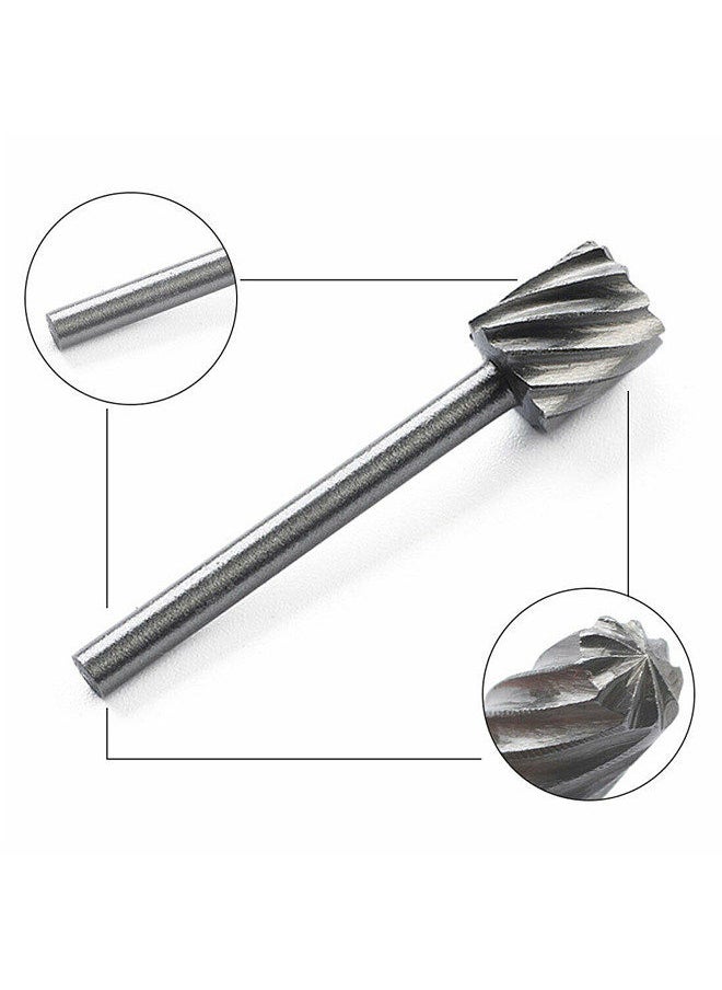 Generic - 10Pcs Tungsten Carbide Burr Bits Set 1/8'' Shank Cutting Carving Routing Bur for Rotary Tool - Image 1