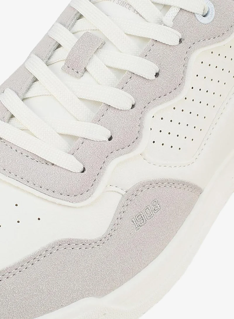 Lee Cooper WHITE Men Lace-Up Ankle Sneakers for Men | Best Price UAE