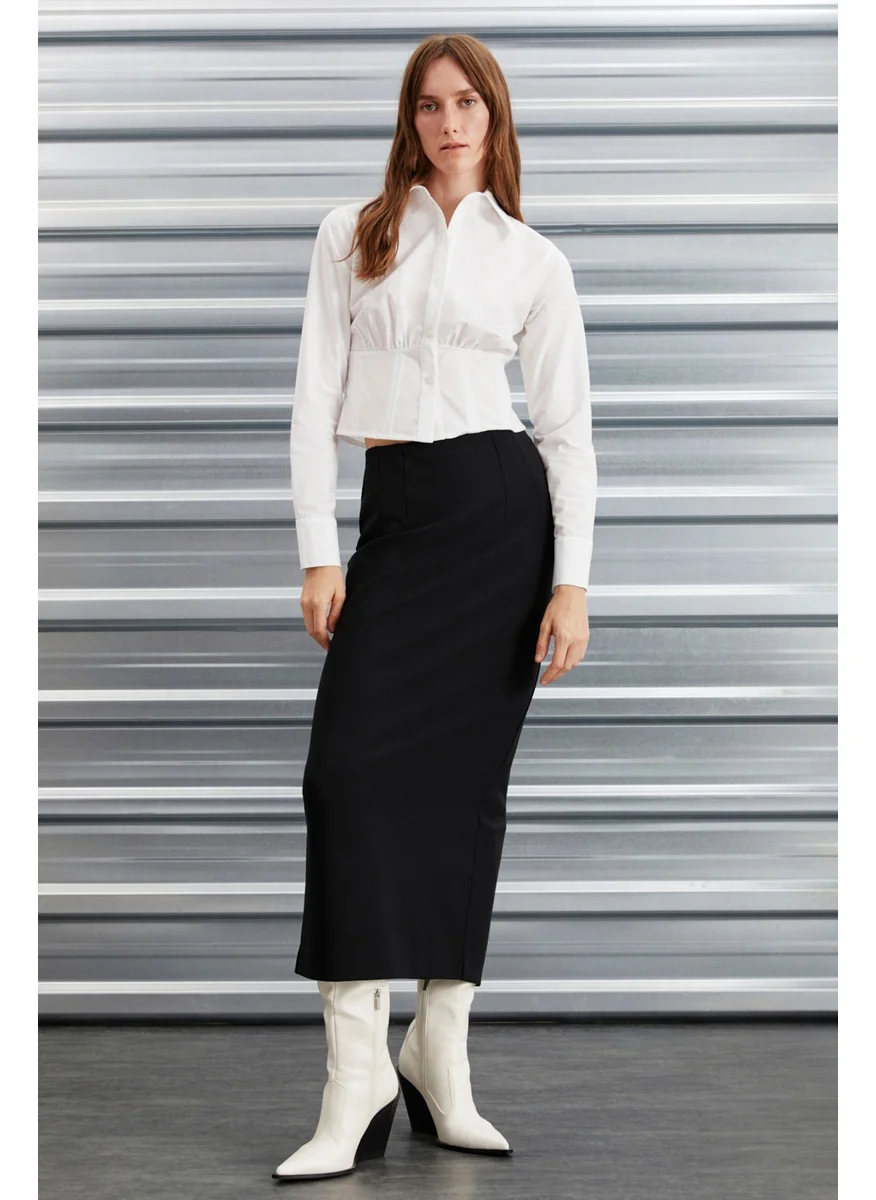 GRIMELANGE Rosetta Regular Black Skirt