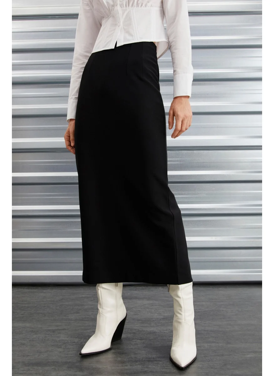 GRIMELANGE Rosetta Regular Black Skirt