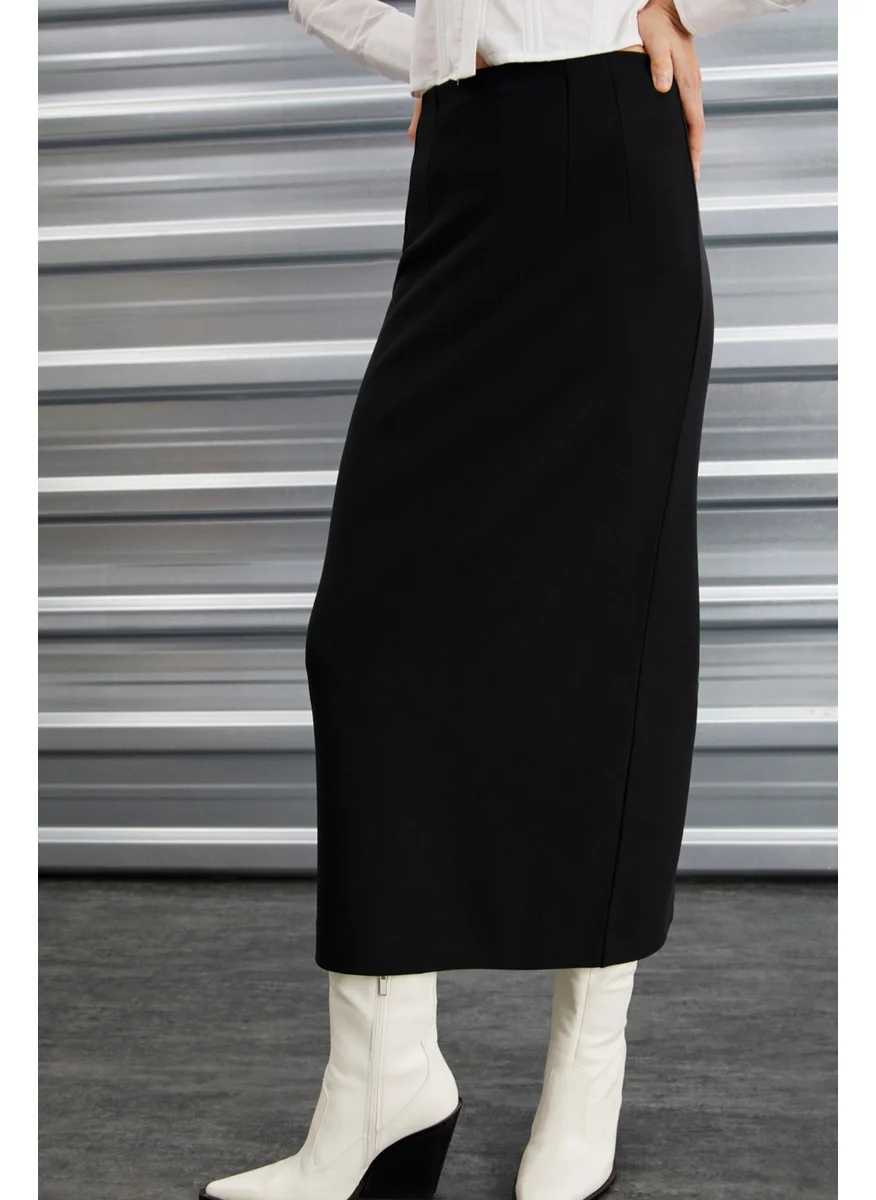 GRIMELANGE Rosetta Regular Black Skirt